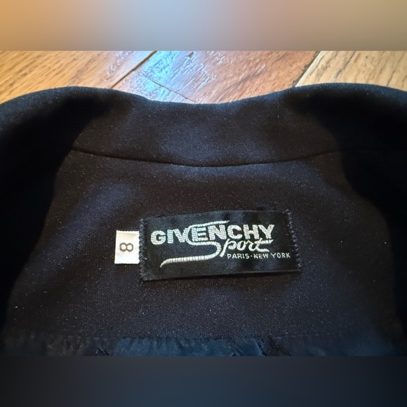 Vintage Givenchy Sport Black Jacket/Blazer Women’s Size 8 Gold Buttons READ - Picture 10 of 16